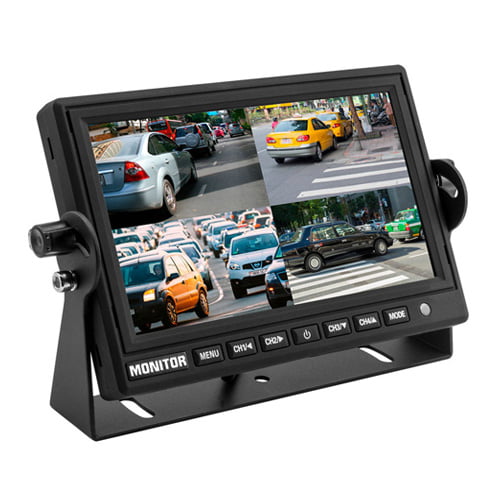 TE-7VS-4 | 7" Monitor with Quad Input
