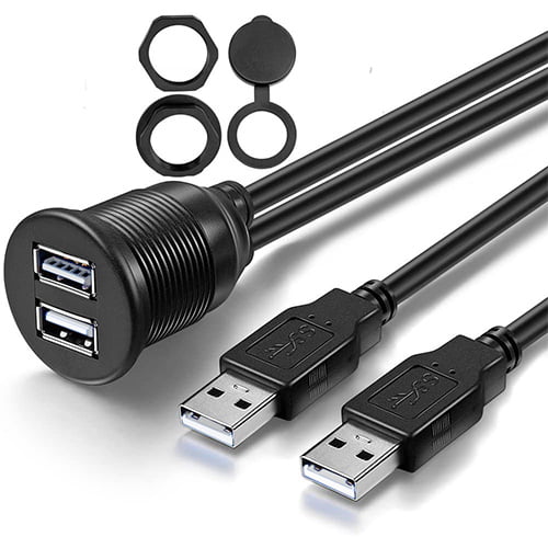 DUALUSB | 2 Ports Dual USB Male to USB female