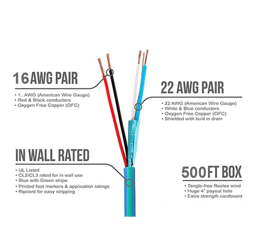 LUTRON | 16 Gauge 2 Conductor Cable