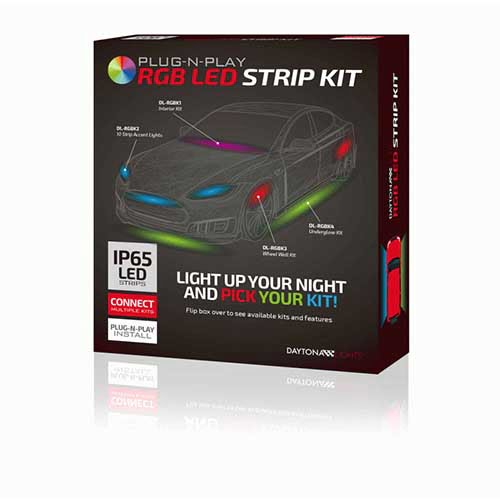 DL-RGBK2 | RGB LED 10 Strip Kit - 2 Remote Types - Image 2