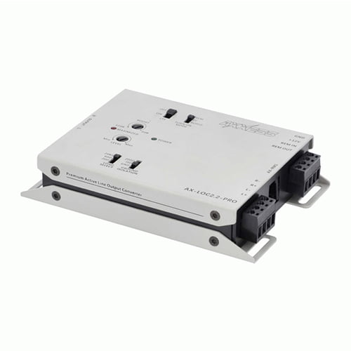 AX-LOC2.2-PRO | 2CH Active Line Output Converter with Bass Boost
