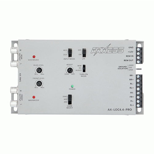 AX-LOC4.4-PRO | 4CH Active Line Output Converter with Bass Boost - Image 3
