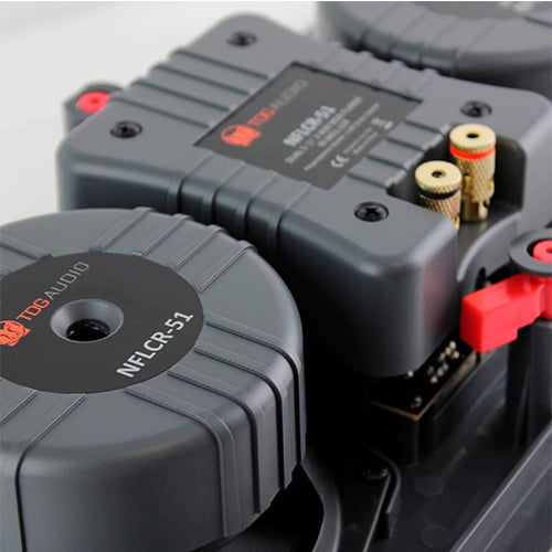 NFLCR-51 | Dual 5" In-Wall LCR Speaker - Image 4