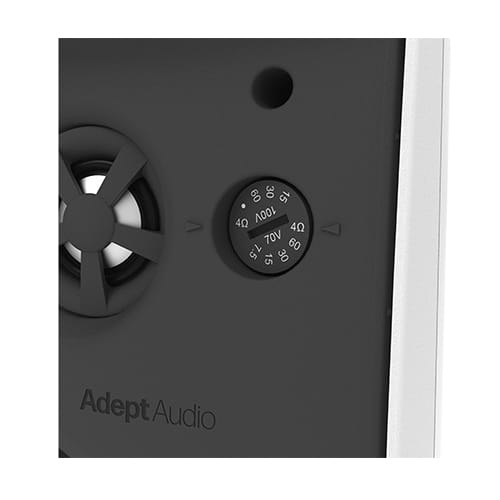 IO80B | 8" 3-Way On-Wall Speaker with 70V/4 Ohm 150w Black - Image 5