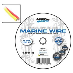 ML-SPG4-100 | Power + Ground Wire 4 Gauge Side-by-Side Wire