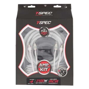 V10-AK4 | 4 AWG, 2100W, OFC Amp Kit with RCA