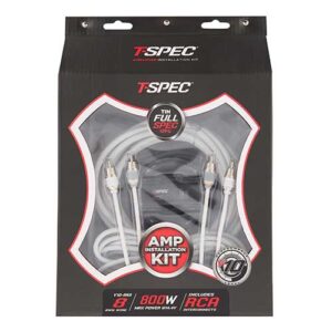 V10-AK8 | 8 AWG, 800W, OFC Amp Kit with RCA
